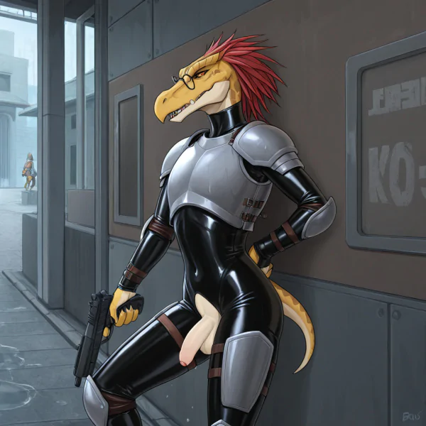 Male Kig-yar Prisoner in Water Station