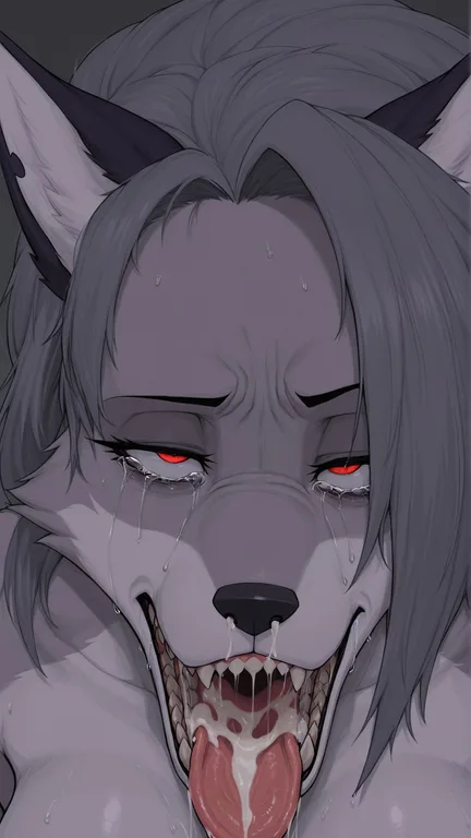 Loona the Wolf with a Messy, Emotional Moment