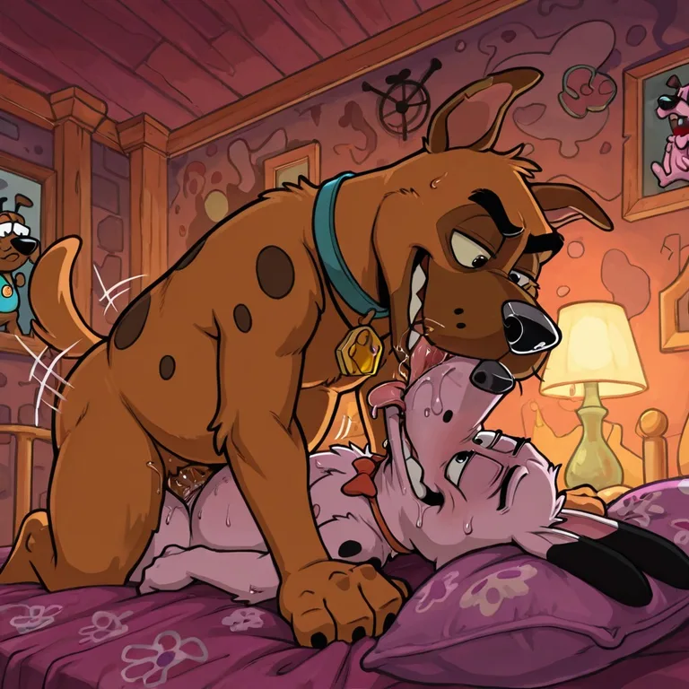 Courage the Cowardly Dog Anthro Artwork