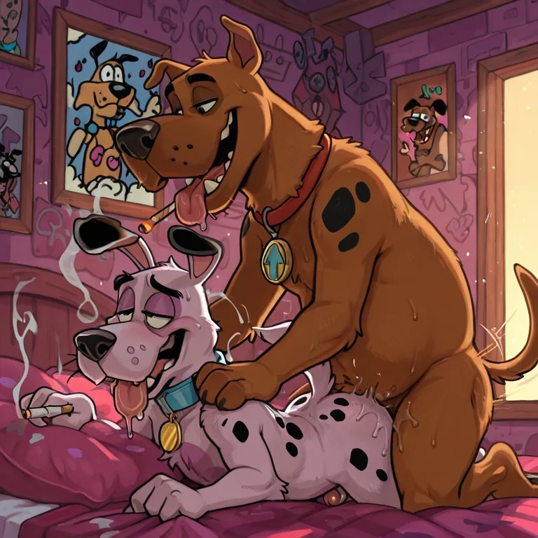 Courage the Cowardly Dog Seductive Stoner Meme