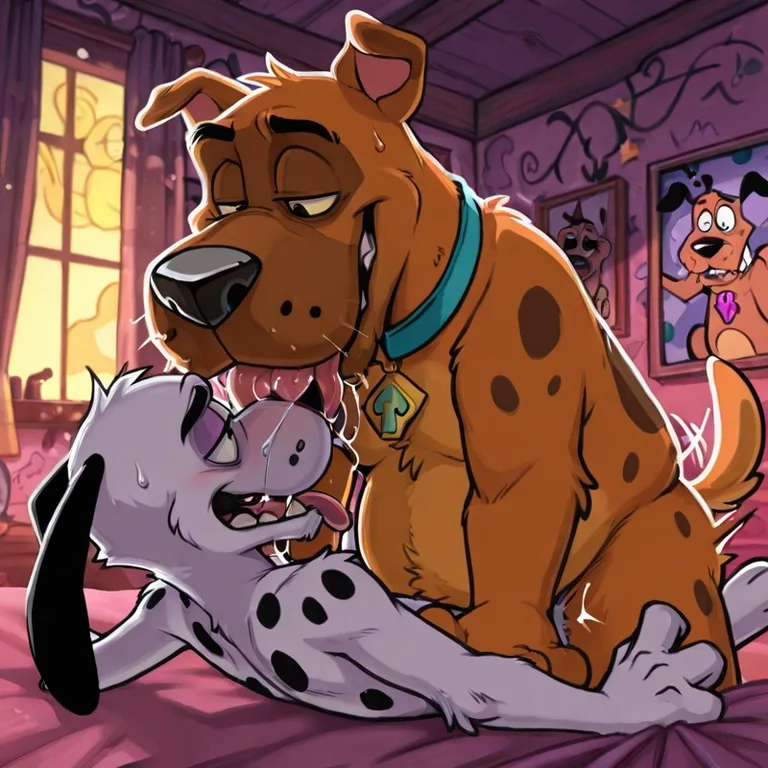 Courage the Cowardly Dog Romantic Embrace