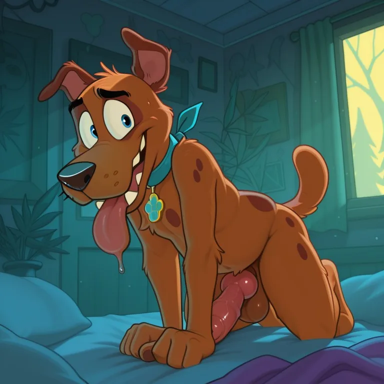 Anthropomorphic Furry Dog Portrait