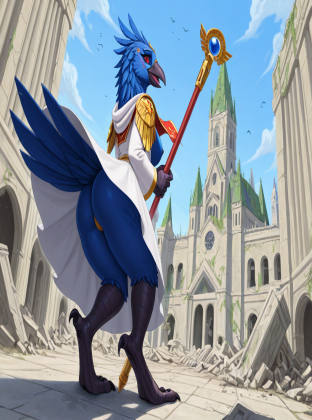 Lord of Change in Ruined Cathedral