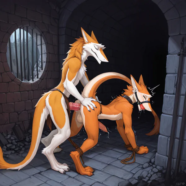 Mature Furs in Dungeon Embrace