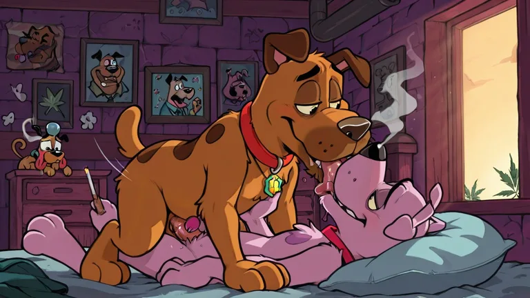 Courage the Cowardly Dog Stoned and Aroused Courage_the_cowardly_dog