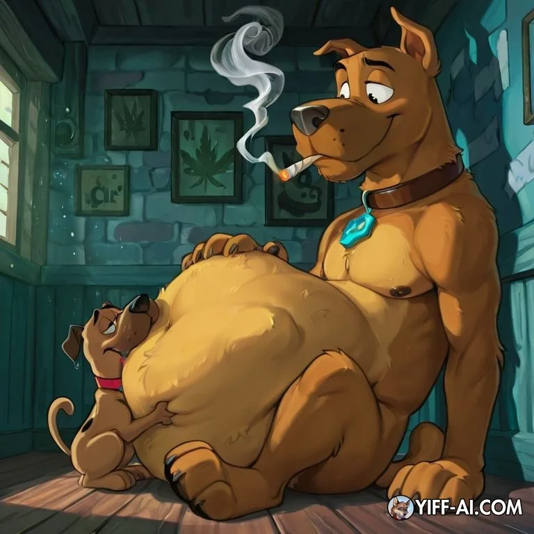 Courageous Canines Share a Smoke Break