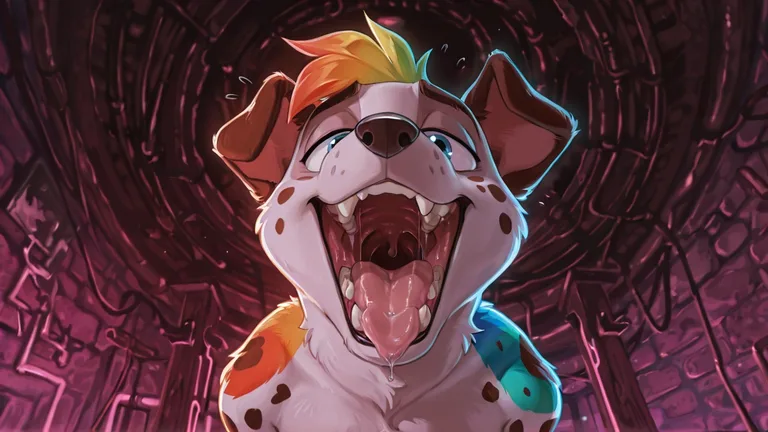 Courage the Cowardly Dog as Anthro Fox