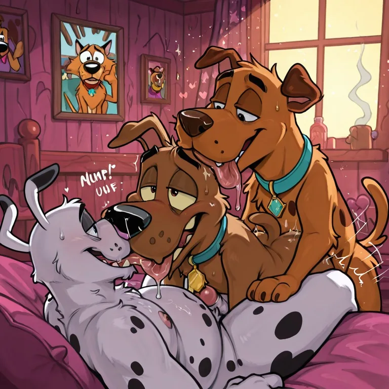 Courage the Cowardly Dog Stoner Moment Sexy Gay Male Nude Anthro Toony