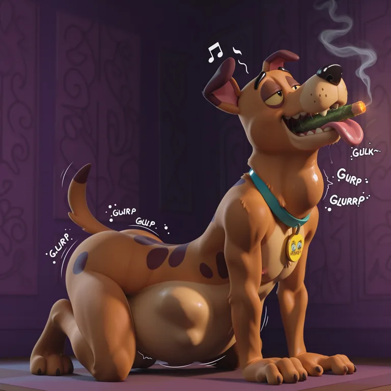Courage the Cowardly Dog Stoned in Forest Solo