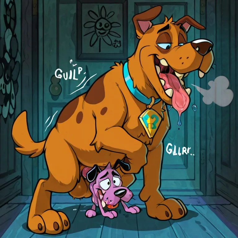Courage the Cowardly Dog Stoner Scene Courage The Cowardly Fox