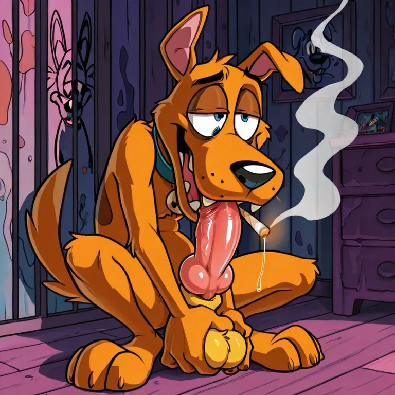 Courage the Cowardly Dog Stoner Toony