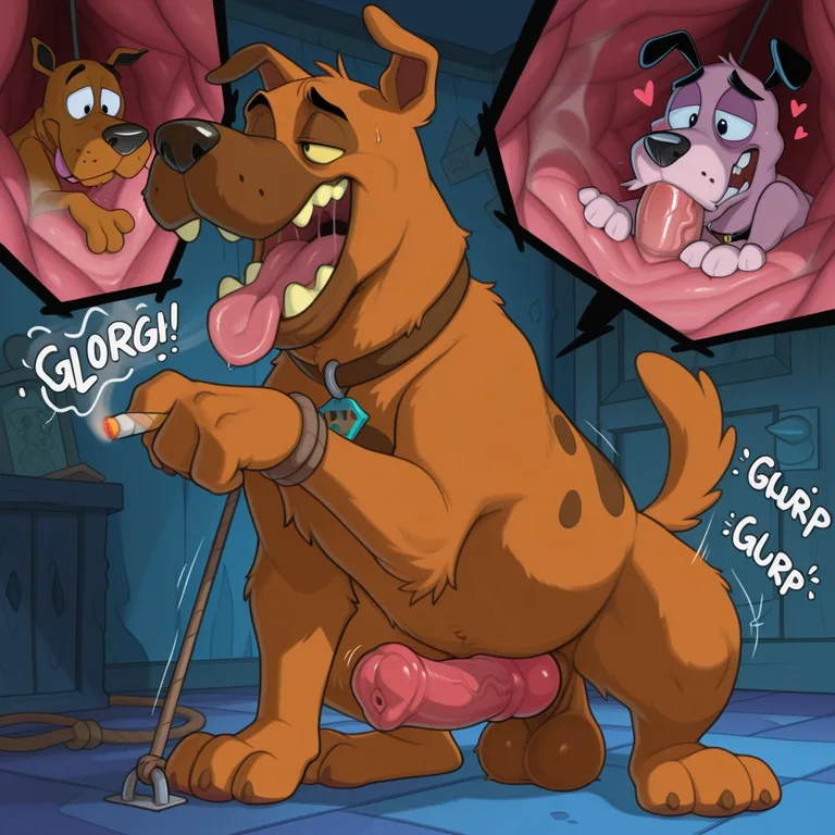 Courage the Cowardly Dog Stoner Art