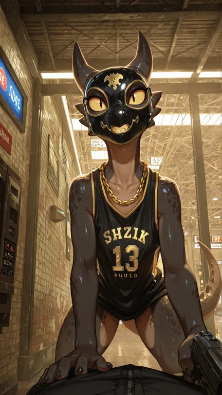Kobold Thug Robbing Gas Station
