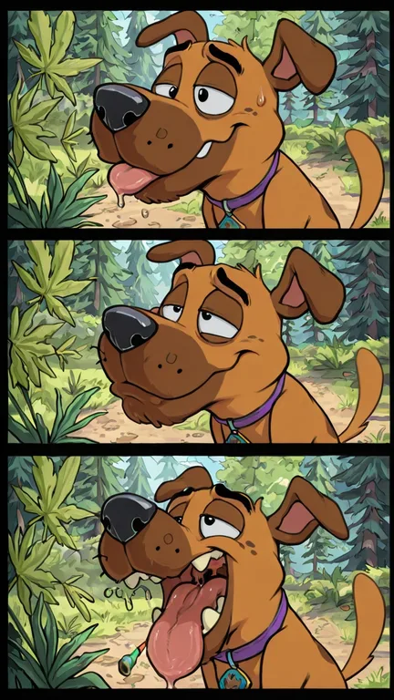 Courage the Cowardly Dog Stoned and Swallowing