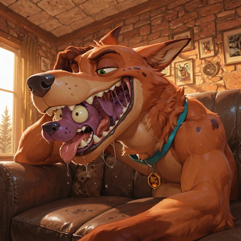 Courage the Cowardly Dog in Animated Gay Encounter