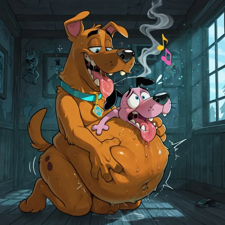Courage the Cowardly Dog Group Vore Scene