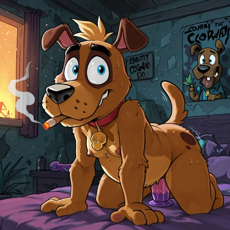 Courage the Cowardly Dog: Chill Stoner Canine