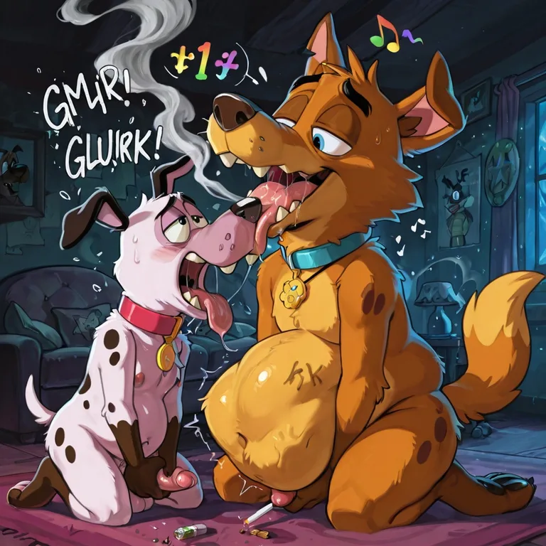 Courage the Cowardly Dog in Wild Group Romp