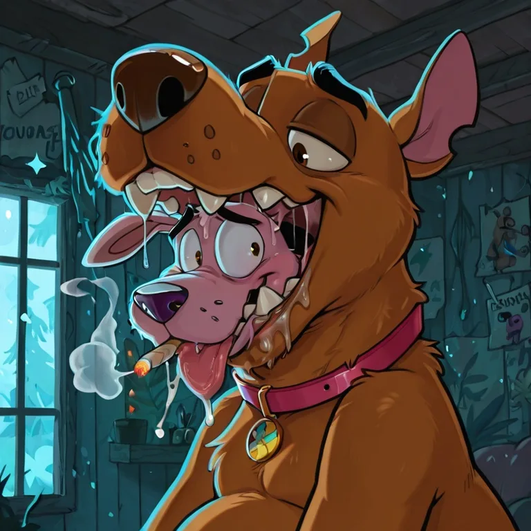 Courage the Cowardly Dog Stoned Nude Vore