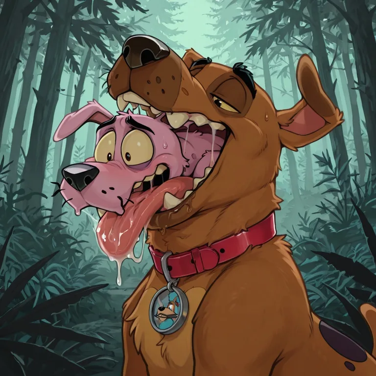 Courage the Cowardly Dog Stoned Anthro Art