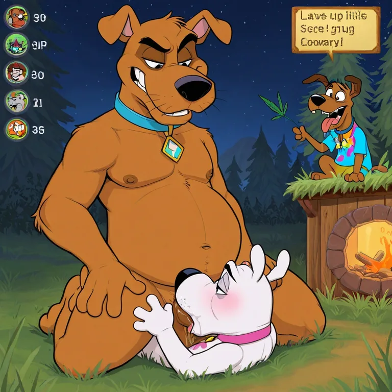 Courage the Cowardly Dog and Scooby-Doo Together