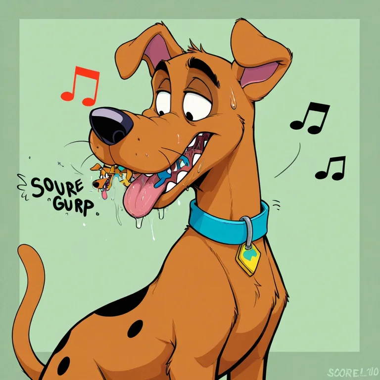 Musical Canine Duo Performing Energetically