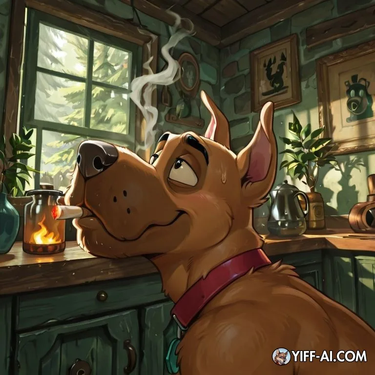 Courageous Canine Shares Stoner Moment