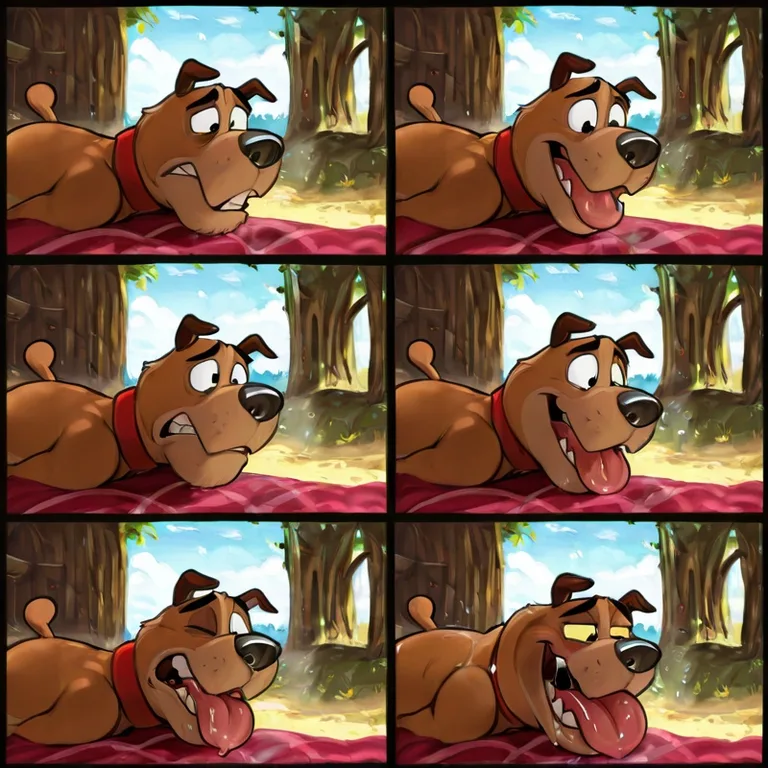 Courage the Cowardly Dog Stoned Comic Scene