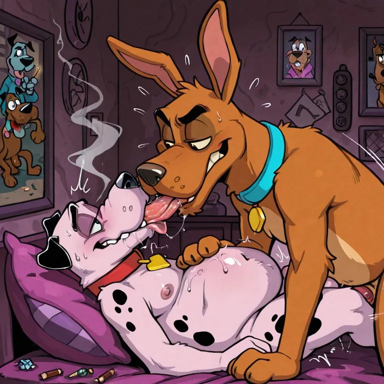 Courage the Cowardly Dog Stoner Portrait