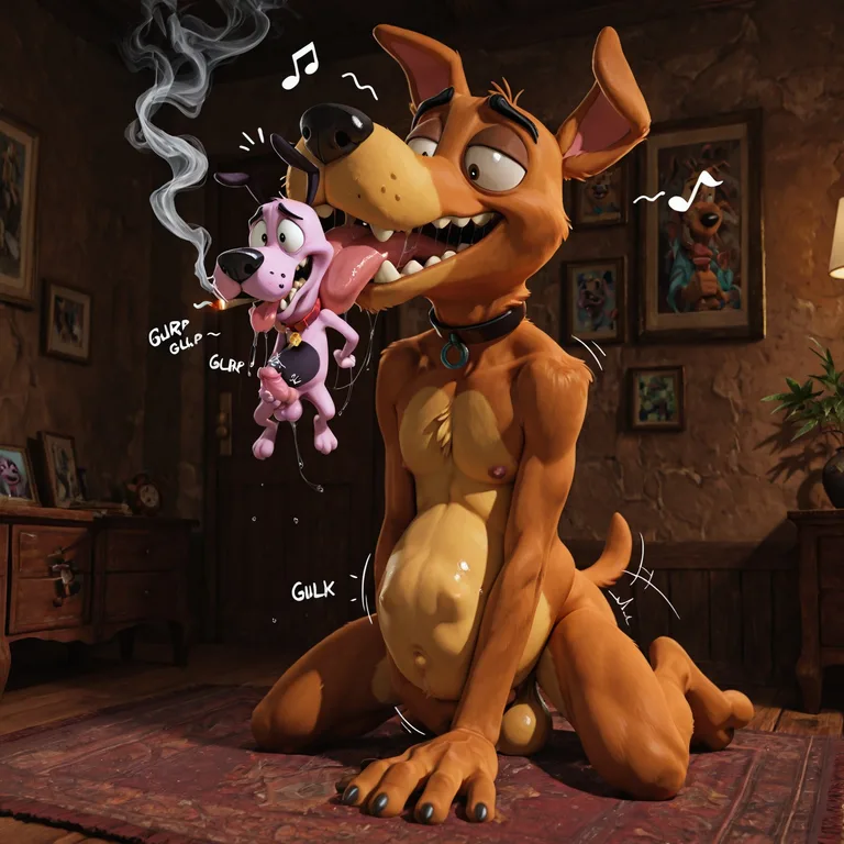 Courage the Cowardly Dog Stoner Scene
