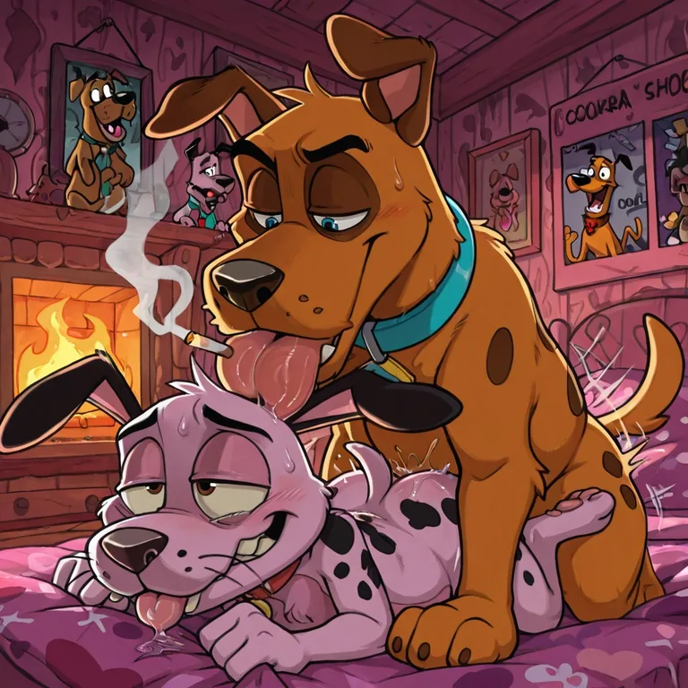 Courage the Cowardly Dog: Stoner Seduction Slightly_chubby