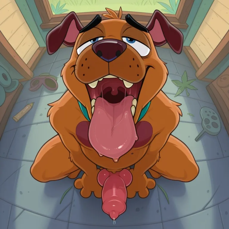 Courage the Cowardly Dog Enjoys Marijuana