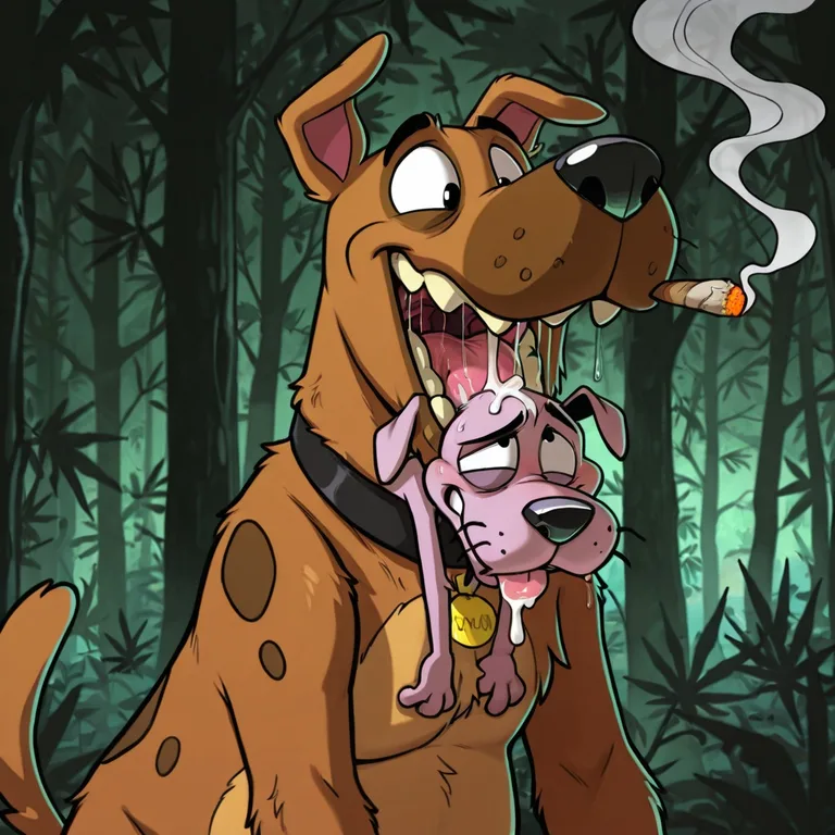 Courage the Cowardly Dog Marijuana Session