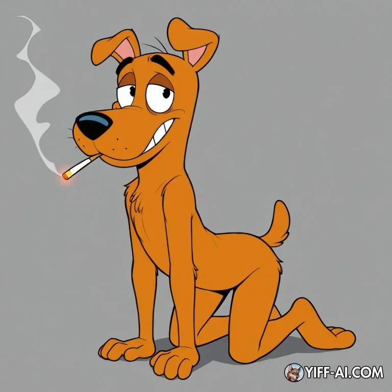 Courage the Cowardly Dog Smokes Marijuana Solo