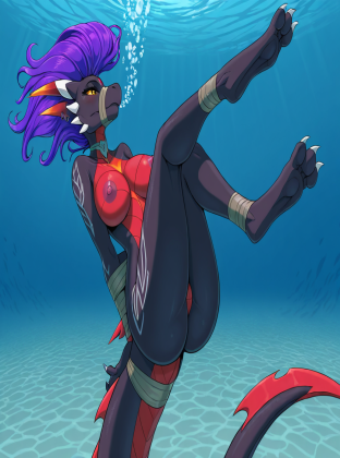 Corrupted Cynder Trapped Underwater