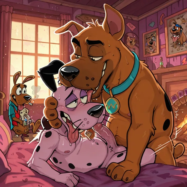 Courage the Cowardly Dog Stoner Furry Art