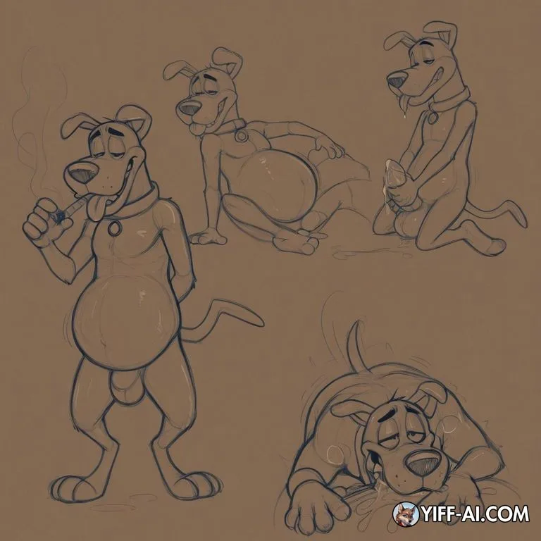 Courage the Cowardly Dog Swallowed by Predators