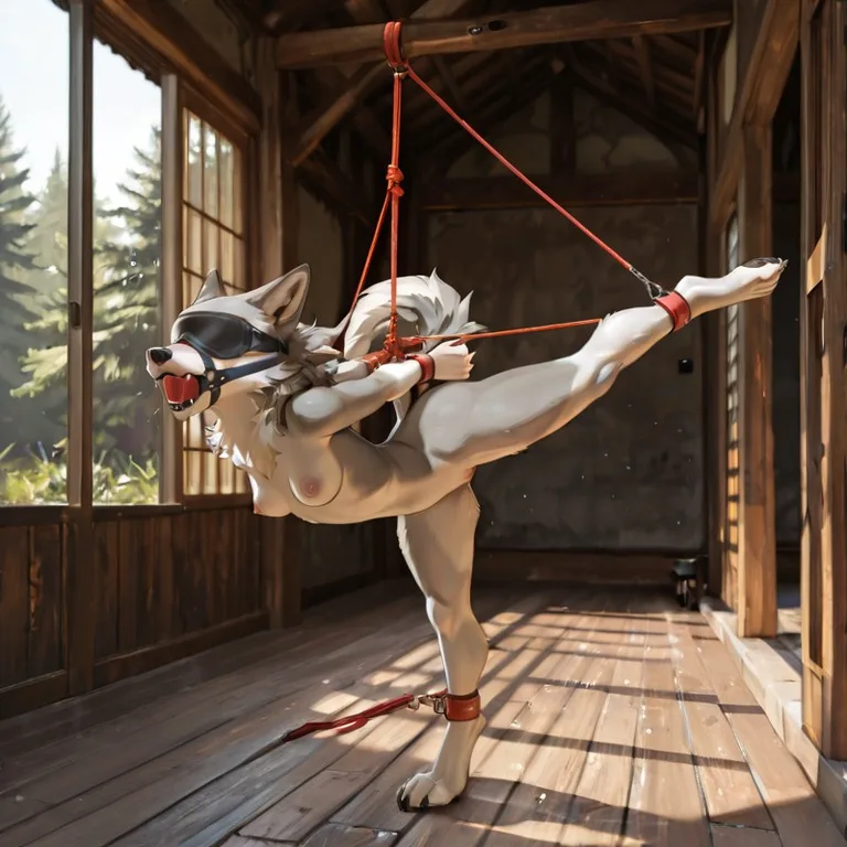 Wolf in Restraint Pose
