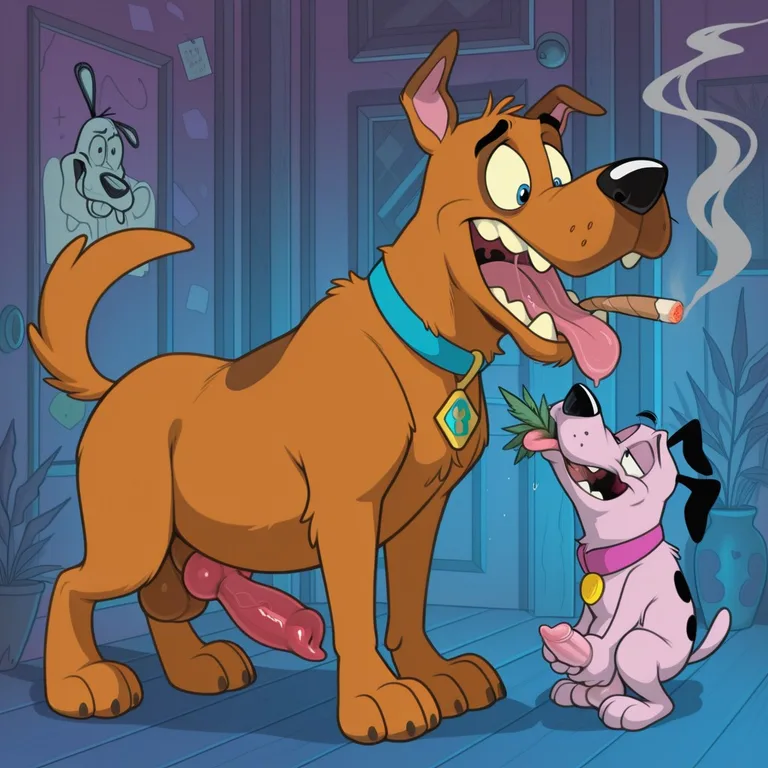 Courage the Cowardly Dog Stoner Vibe Stoned