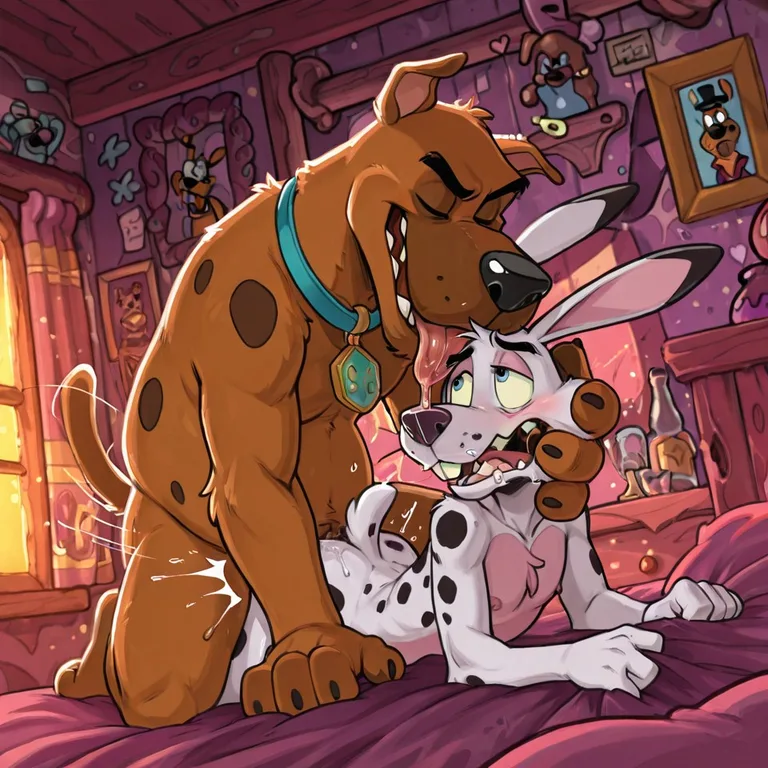 Courage the Cowardly Dog Anthro Portrait