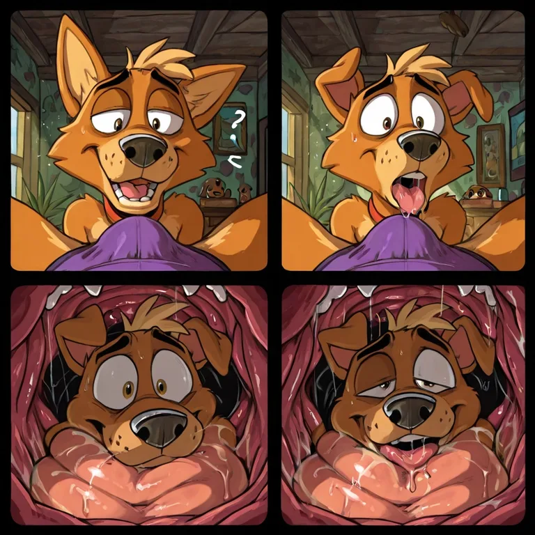 Courage the Cowardly Dog Stoner Vore Comic