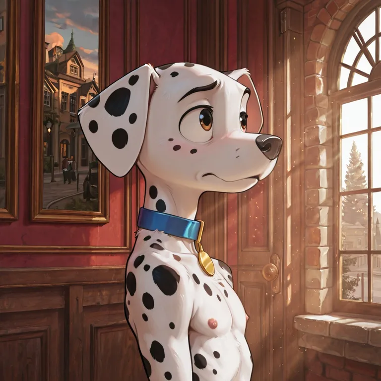 Dalmatian Puppies Playing on 101 Street