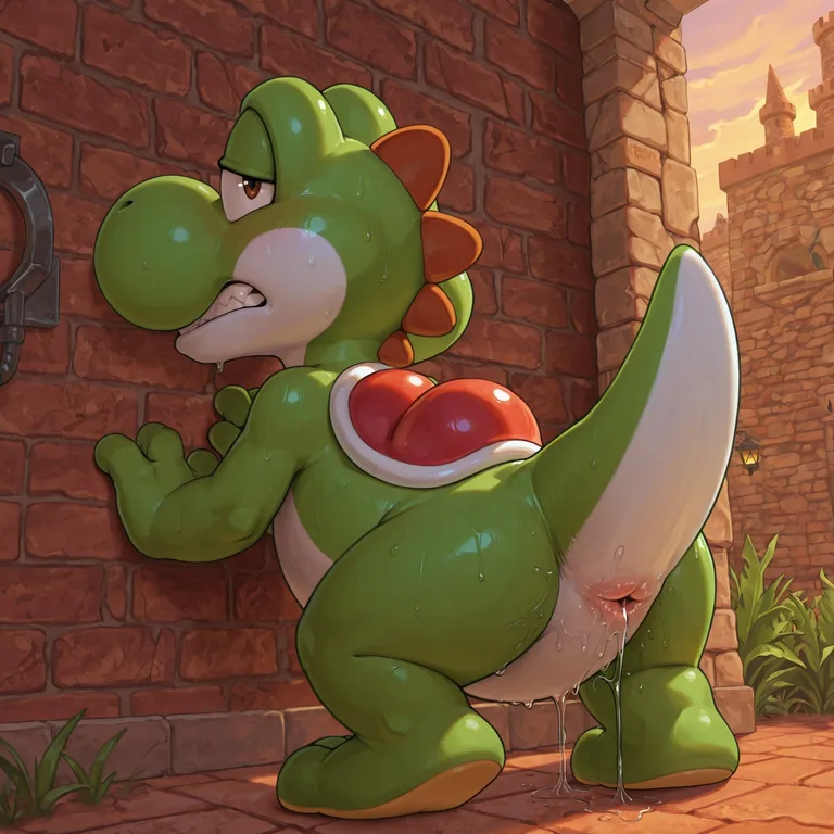 Yoshi Presenting Hindquarters