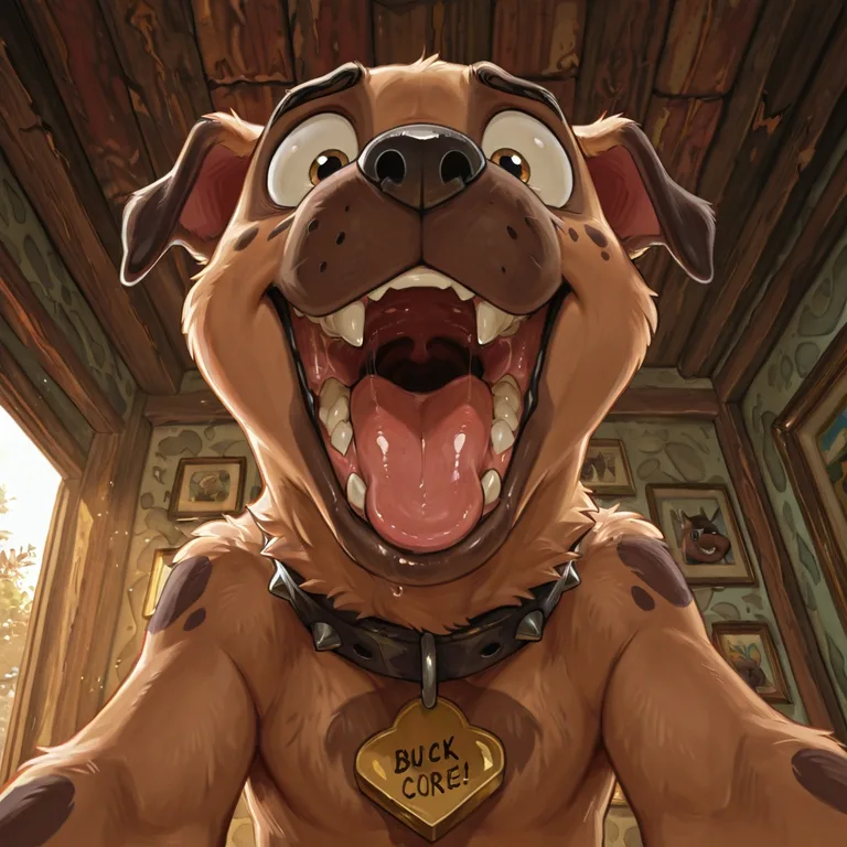 Courage the Cowardly Dog Wide Open Mouth