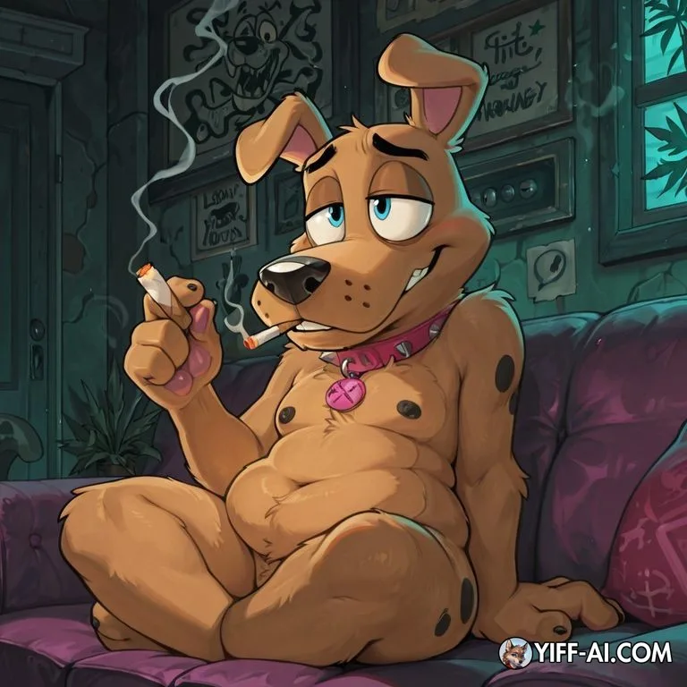 Stoned Courage the Cowardly Dog Character