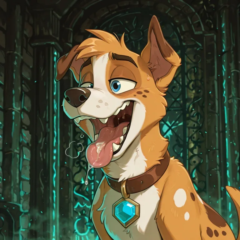Courage the Cowardly Dog and Scooby Fox Anthro