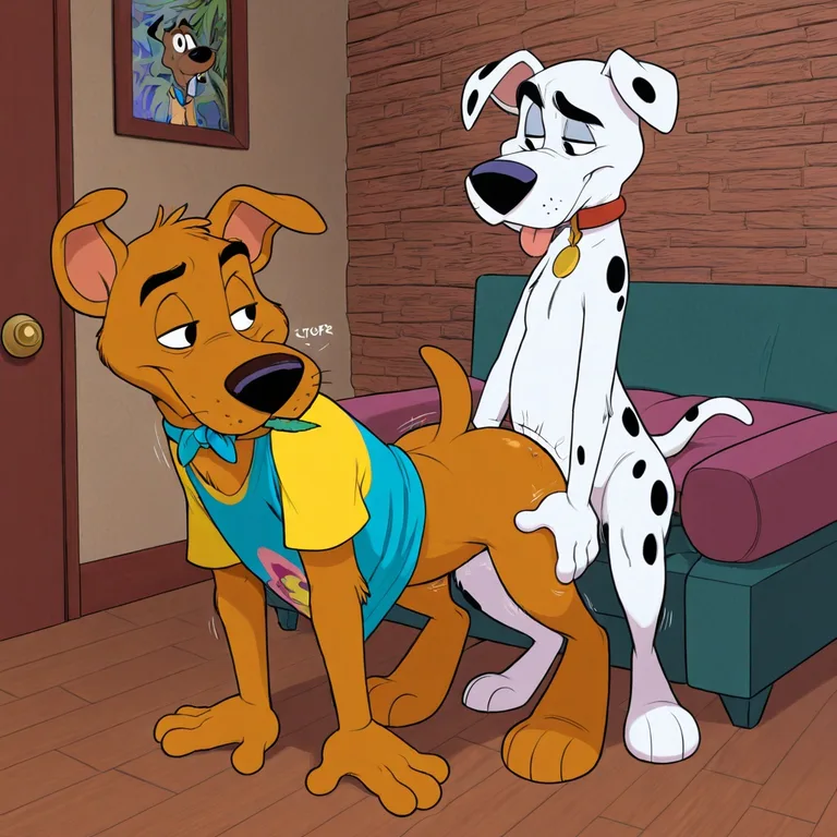 Courage the Cowardly Dog and Scooby Doo Adventure