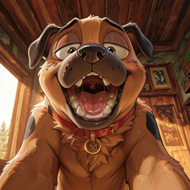 Courage the Cowardly Dog Wide Open Mouth