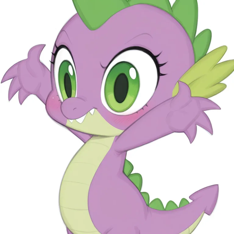 My Little Pony Spike in Modern Bedroom