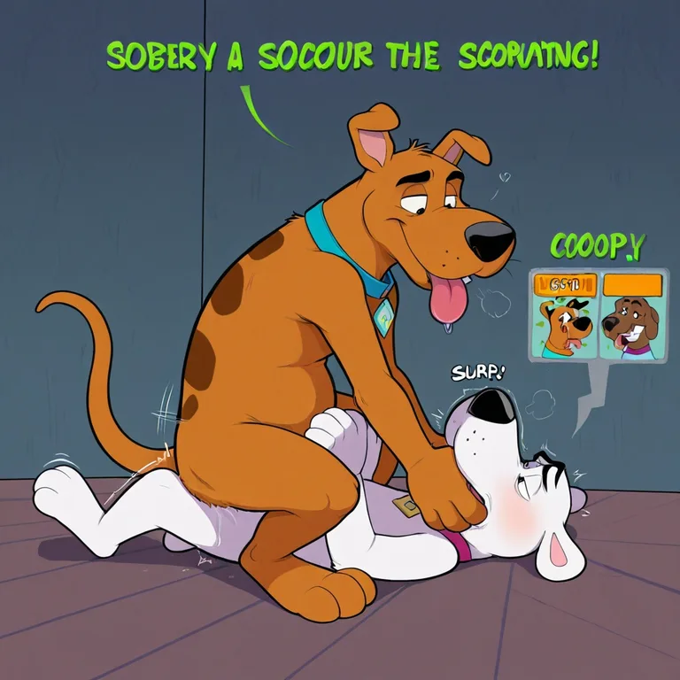 Courage the Cowardly Dog in Scooby-Doo Crossover